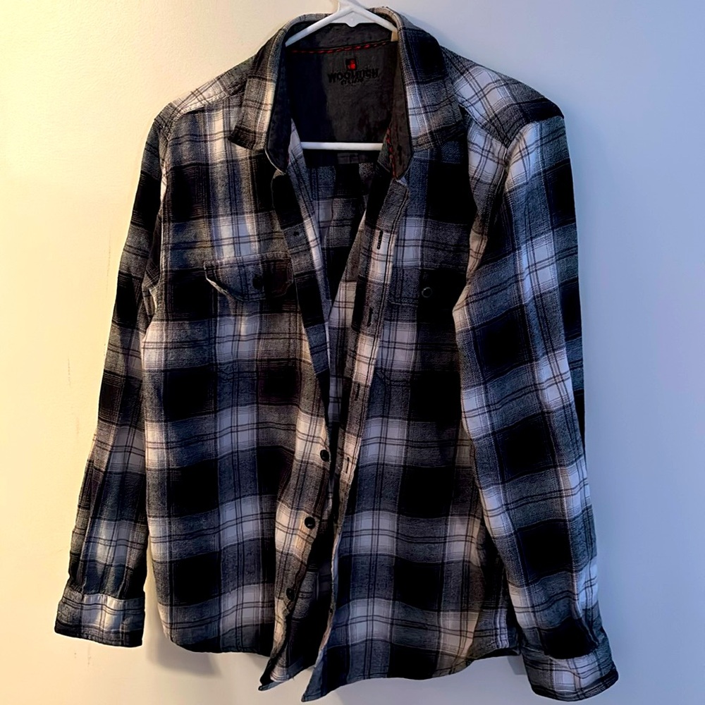 Woolrich juniors large plaid shirt